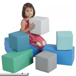 ECR4Kids Softzone Foam Big Building Blocks Soft Play for Kids Contemporary 7-Piece Set  B06XPMBPW2